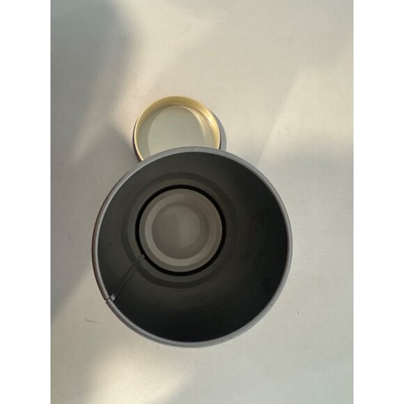 Vintage Teavana Tea Tin Canister 8 Oz Purple/Silver 6.75" x 3.25" AirTight EMPTY - Picture 4 of 7